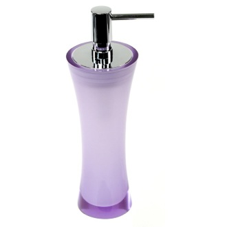 Soap Dispenser Free Standing Soap Dispenser Made From Thermoplastic Resins in Purple Finish Gedy AU80-63